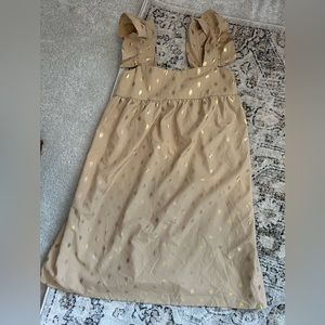Shein gold mini dress. Only worn once! Size L